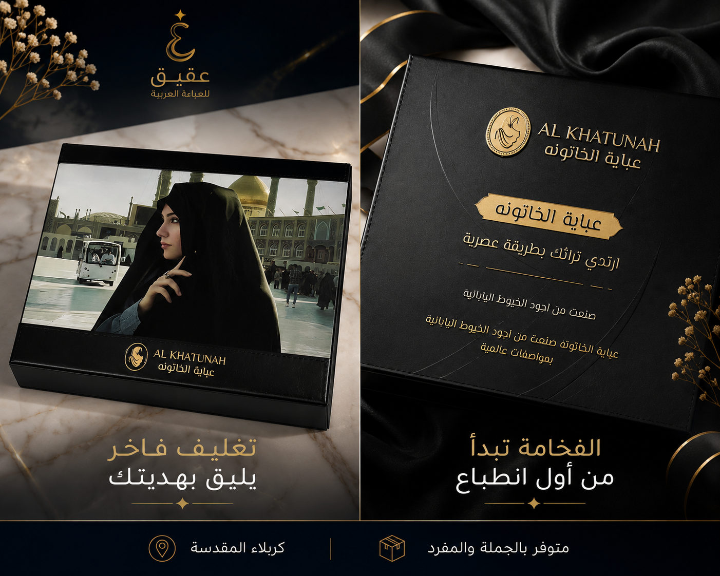 عباية عقيق ريش النعام 