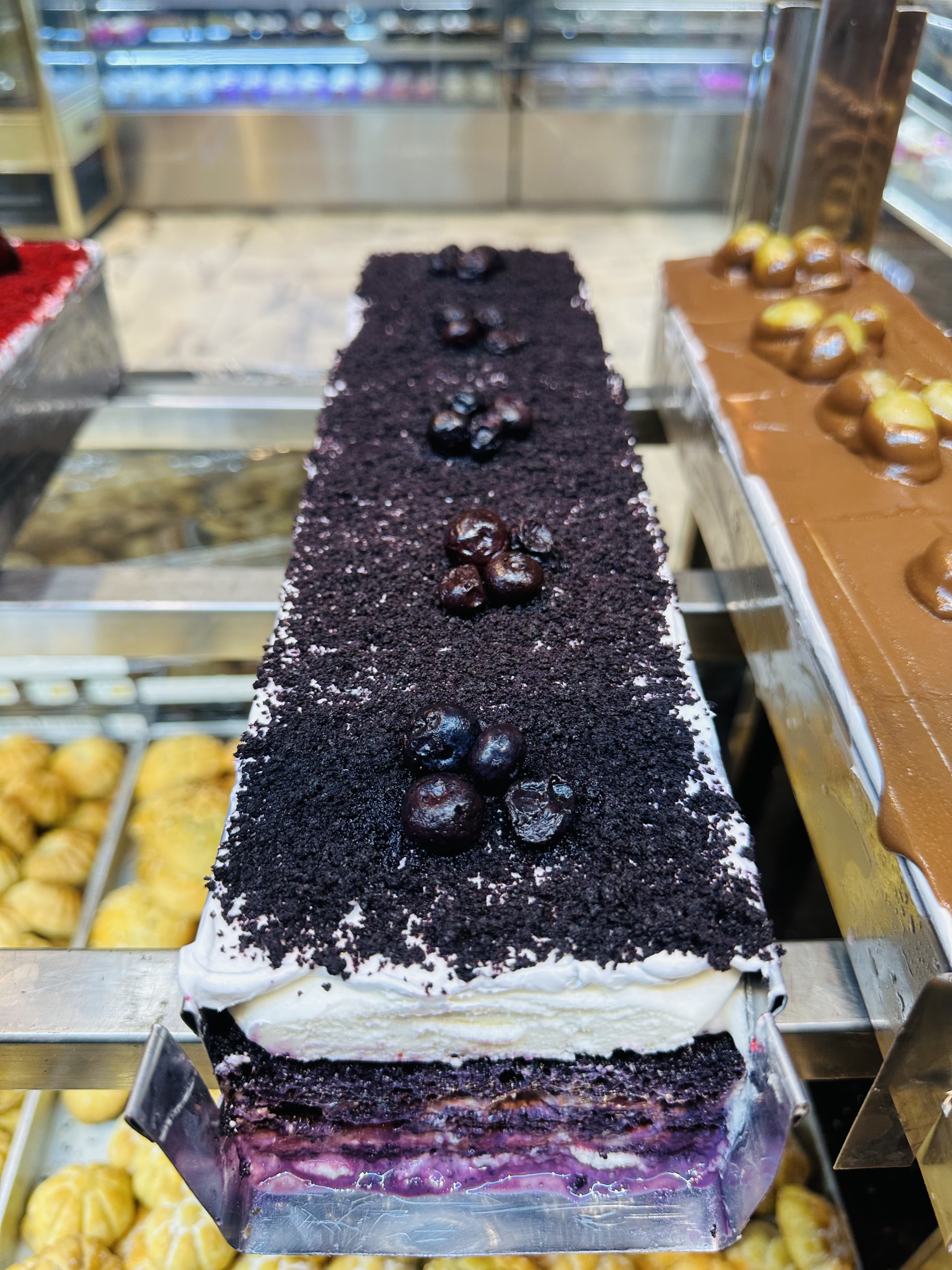 قطع كيك بارده ( بالتوت ) 